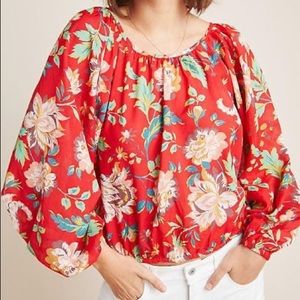 Anthropologie Maeve Lake House Blouse